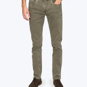 PANTALÓN 5 BOLSILLOS VERDE ARNE PIPE MAC JEANS