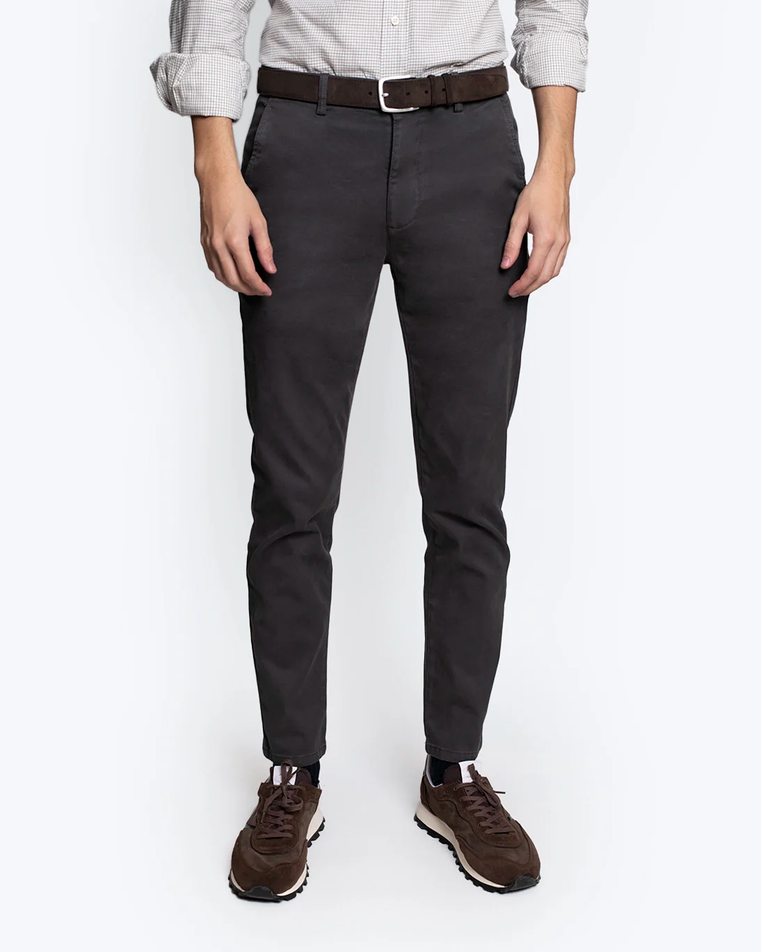 PANTALÓN CHINO SLIM DEFENDER GRIS OSCURO NORTH SAILS