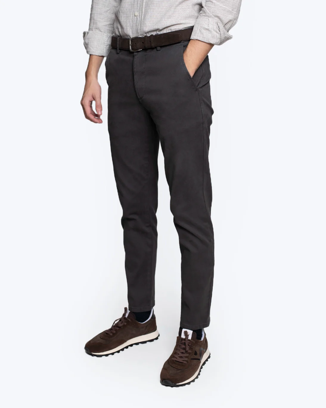 PANTALÓN CHINO SLIM DEFENDER GRIS OSCURO NORTH SAILS - Imagen 5