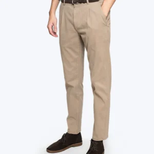 PANTALÓN CHINO SLIM CON PINZA BEIGE NORTH SAILS