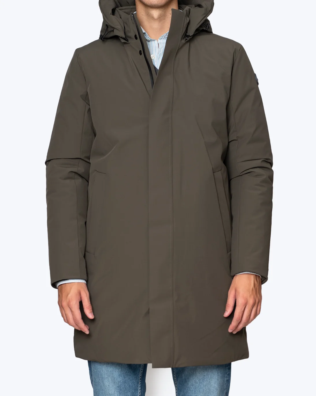 PARKA VERDE CON CAPUCHA DESMONTABLE HOMEWARD