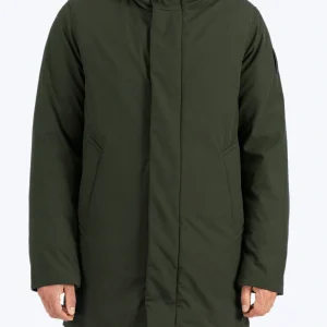 PARKA VERDE OSCURO CON CAPUCHA BOMBOOGIE