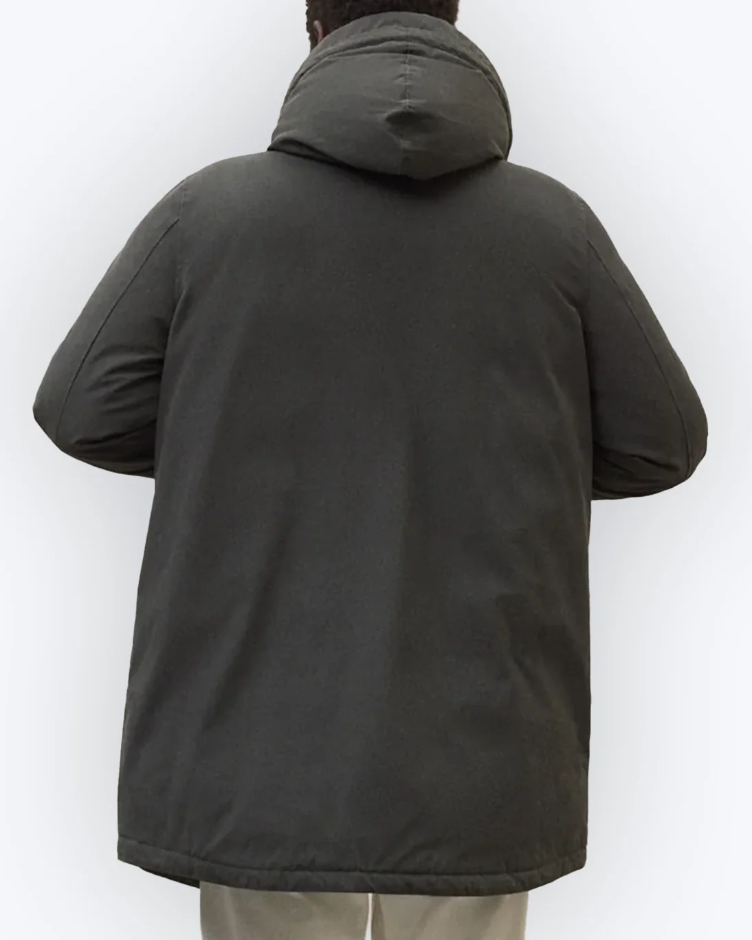 PARKA VERDE CON CAPUCHA ECOALF - Imagen 5