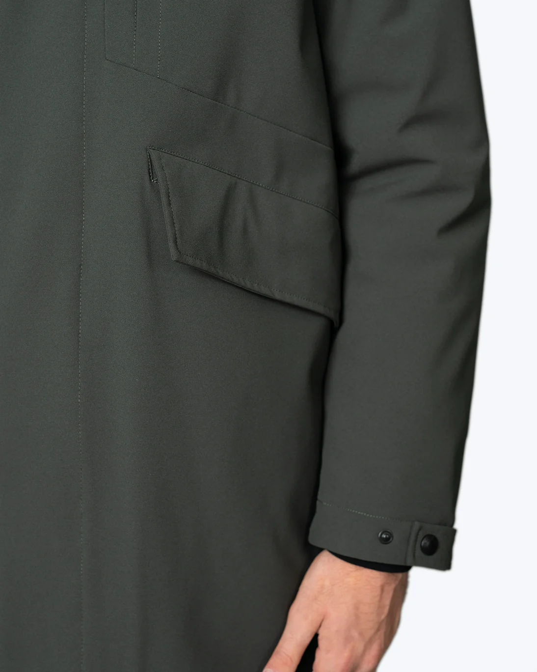 PARKA VERDE CON CAPUCHA AT.P.CO - Imagen 3