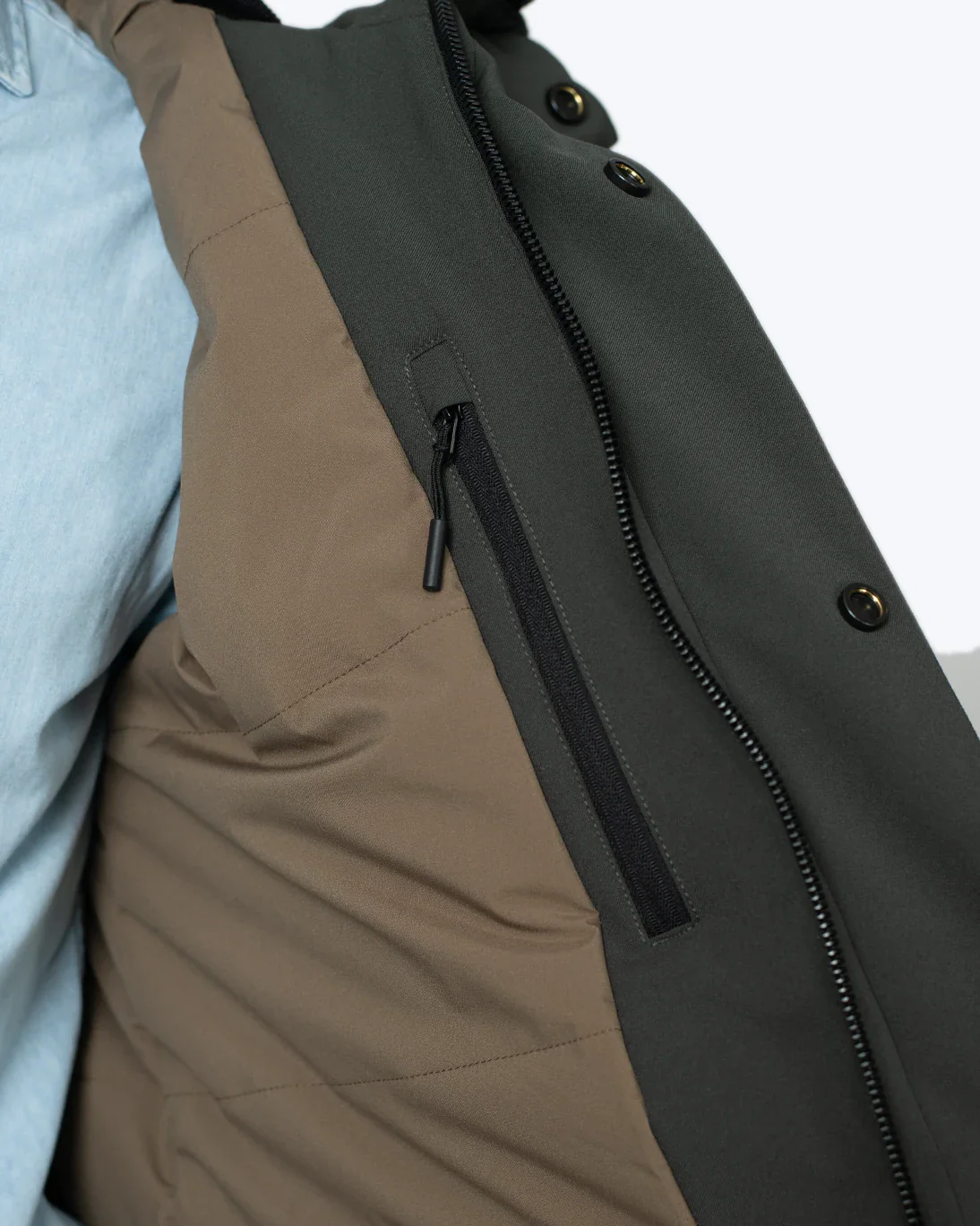 PARKA VERDE CON CAPUCHA AT.P.CO - Imagen 6