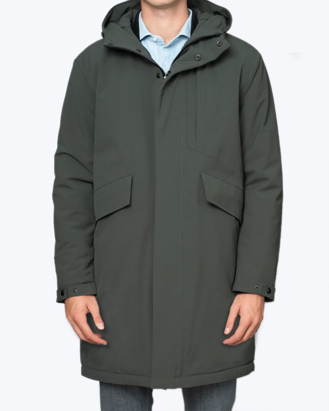 PARKA VERDE CON CAPUCHA AT.P.CO