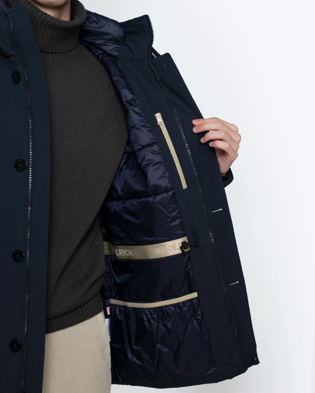 PARKA AZUL STRECH ARTIC WOOLRICH - Imagen 4