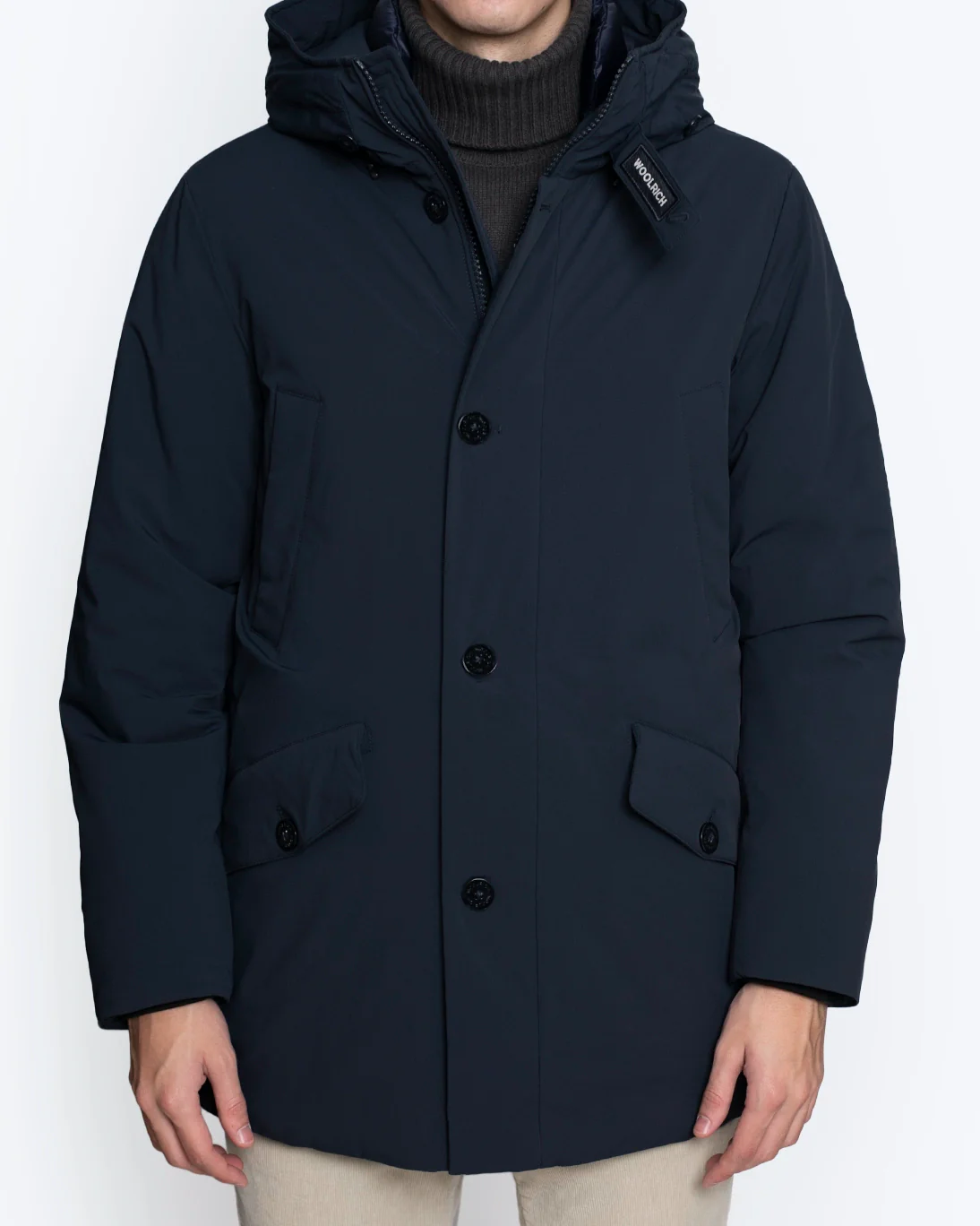PARKA AZUL STRECH ARTIC WOOLRICH