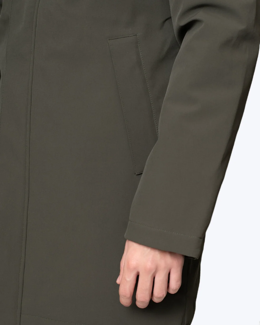 PARKA VERDE OLIVA ACOLCHADA BRIXTOL TEXTILES - Imagen 3