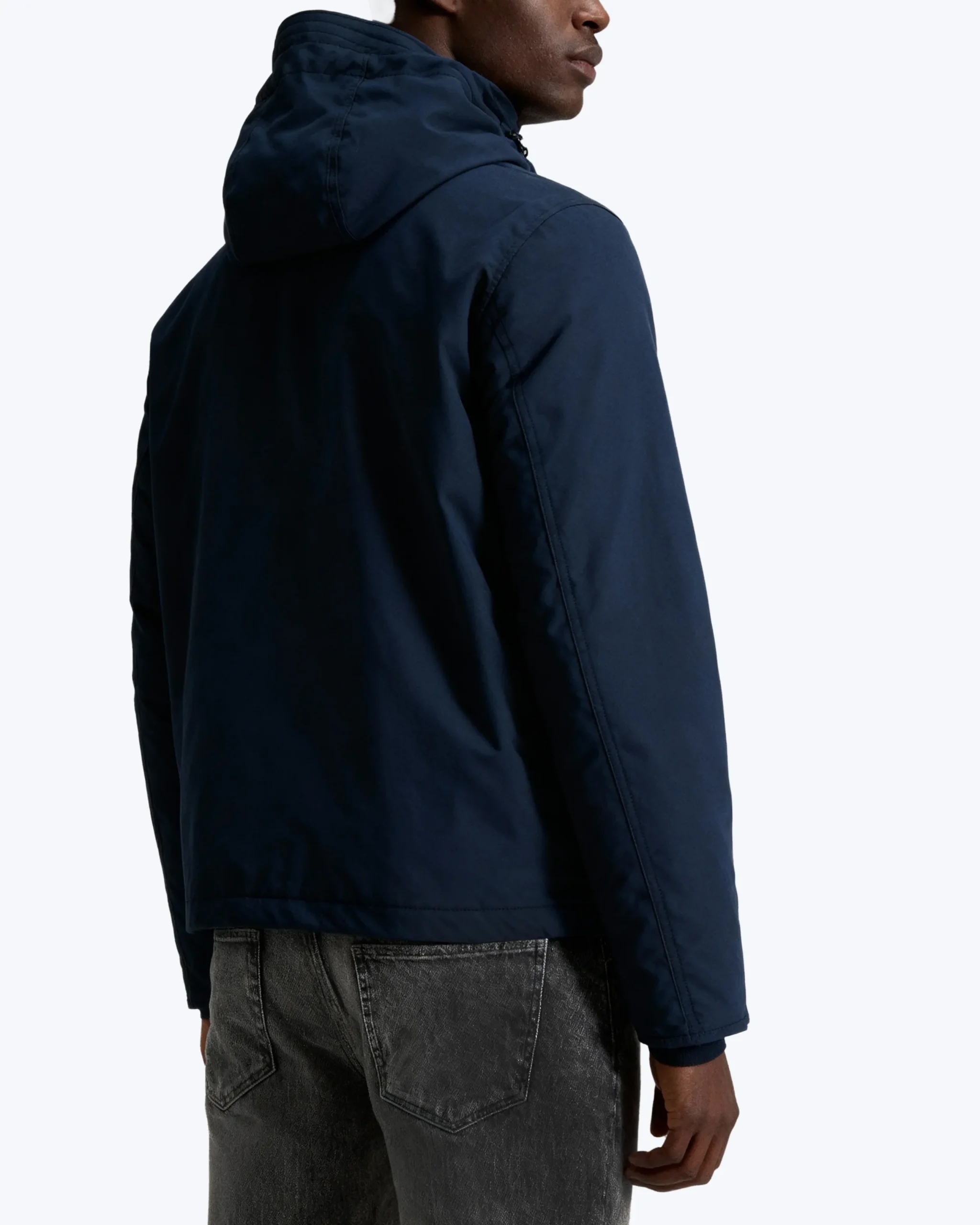 PARKA CON CAPUCHA AZUL WOOLRICH - Imagen 4