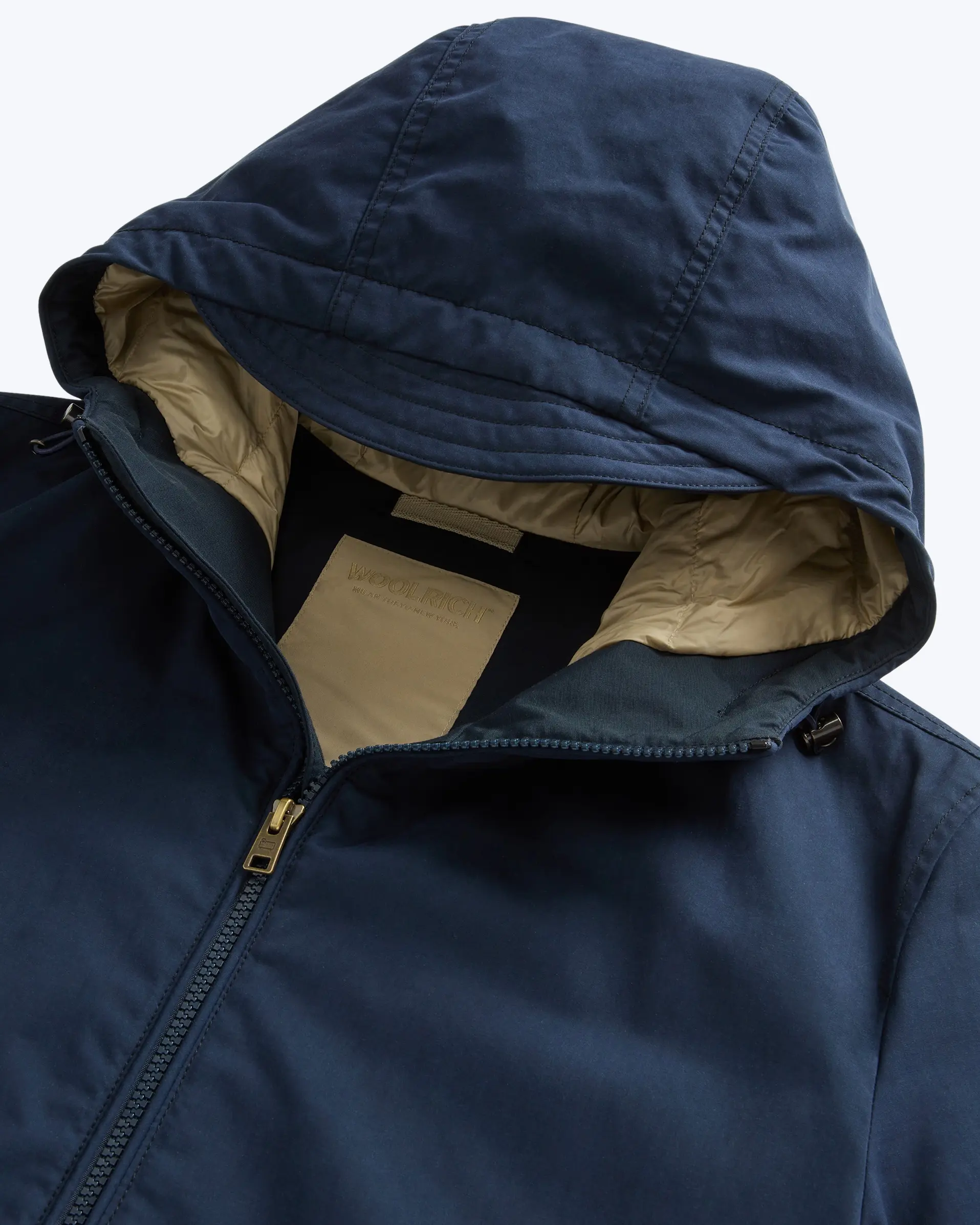 PARKA CON CAPUCHA AZUL WOOLRICH - Imagen 3