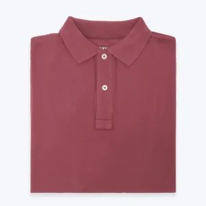 POLO DE MANGA CORTA GRANATE TWAY