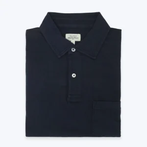 POLO NAVY DE MANGA LARGA JERSEY HARTFORD