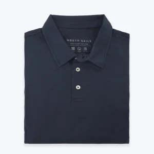 POLO DE MANGA LARGA JERSEY AZUL NORTH SAILS