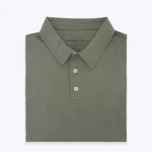 POLO DE MANGA LARGA JERSEY VERDE NORTH SAILS