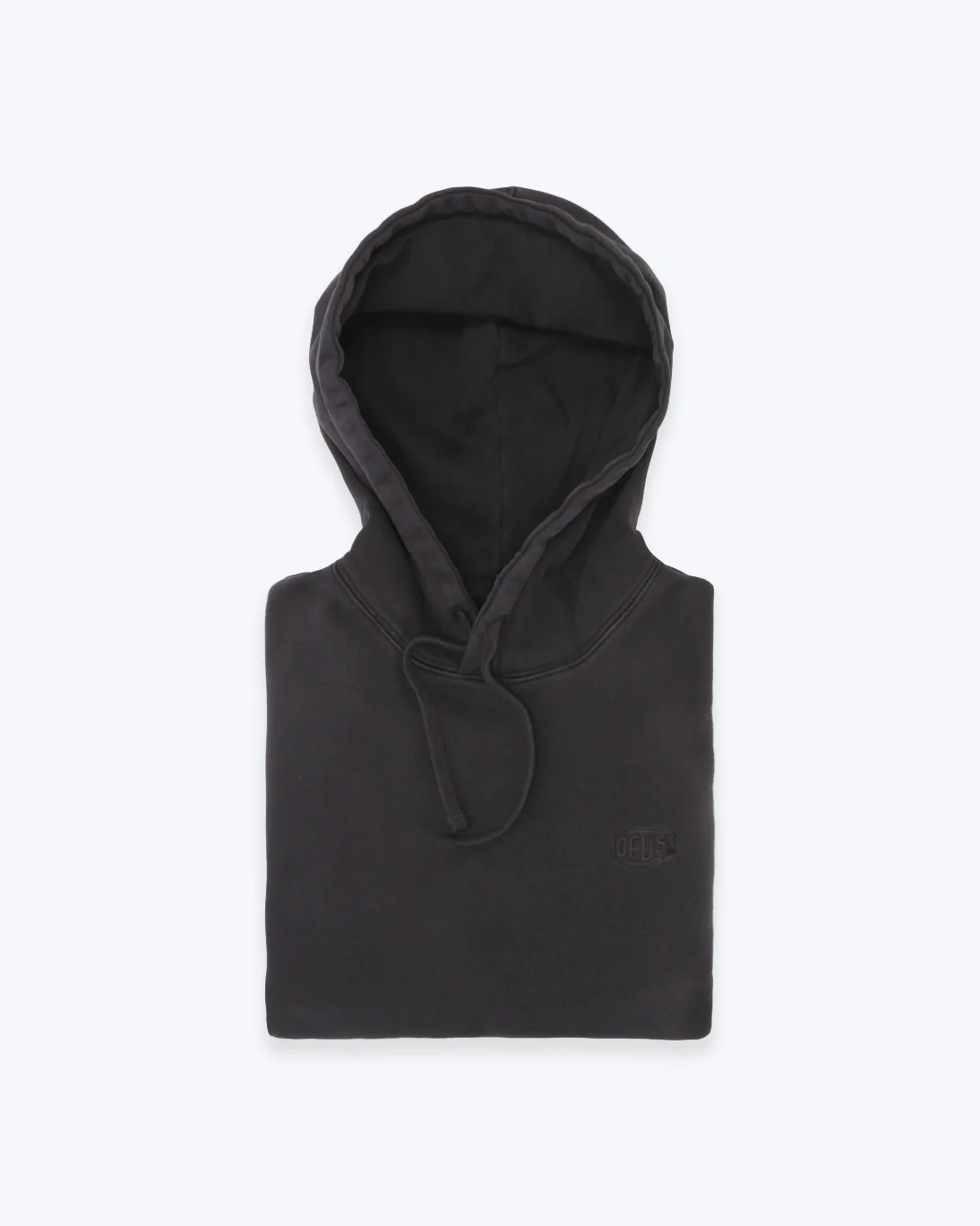 SUDADERA GRIS OSCURA CON CAPUCHA DEUS