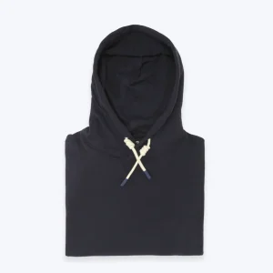 SUDADERA AZUL MARINO CON CAPUCHA SEBAGO