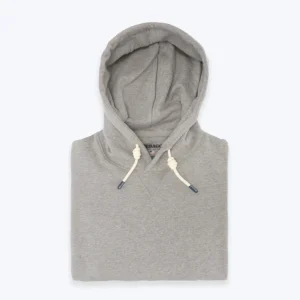 SUDADERA GRIS CLARO CON CAPUCHA SEBAGO