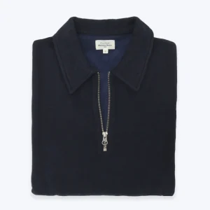 SUDADERA CON CUELLO POLO Y CREMALLERA HARTFORD