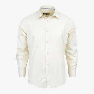 Camisa Slim Fit Amarillo Claro Kosta Azul