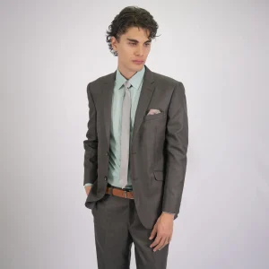 Vestido Slim Fit Gris Medio - Kosta Azul