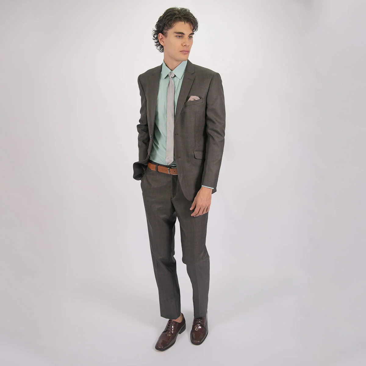 Vestido Slim Fit Gris Medio - Kosta Azul - Imagen 6