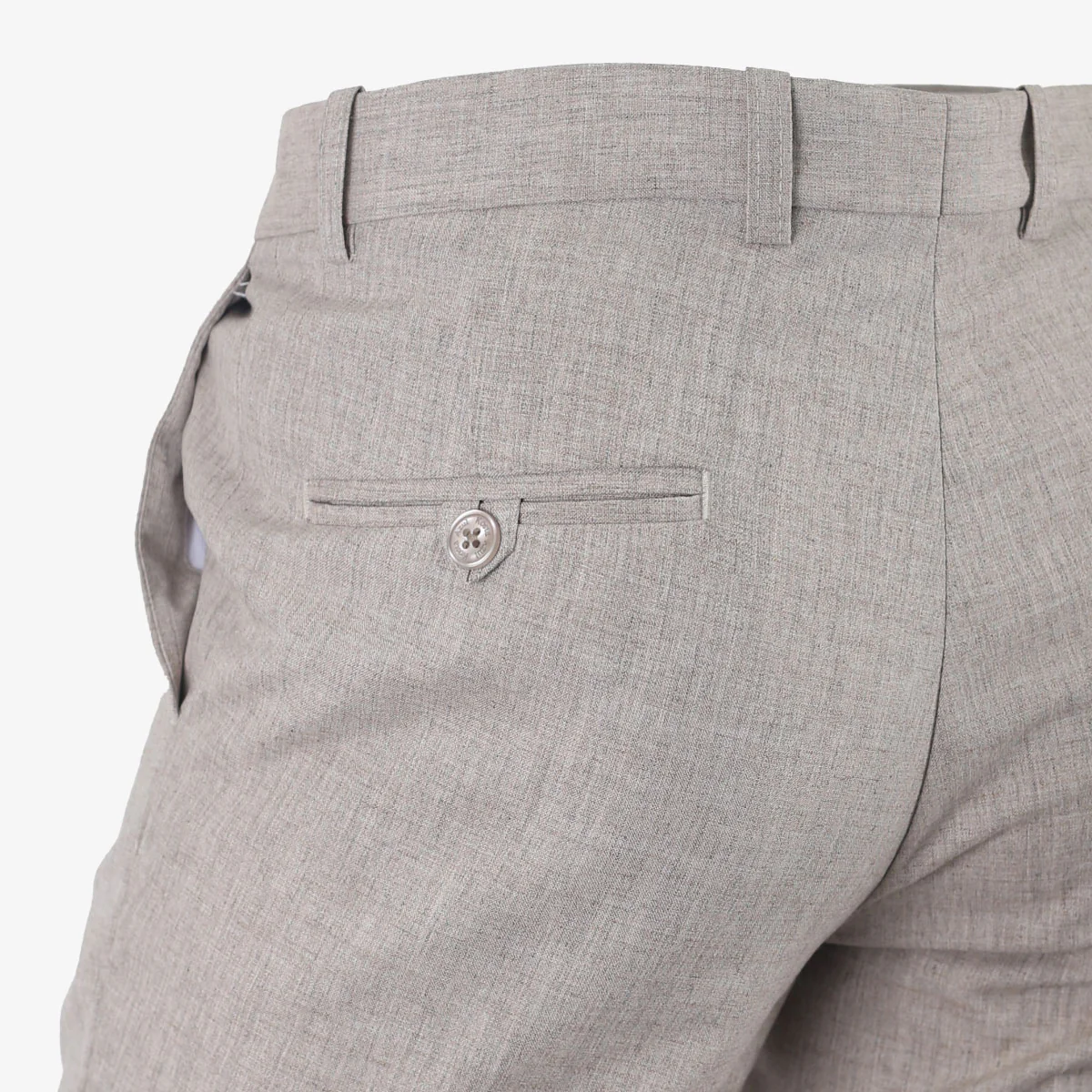 Pantalón Formal Slim Fit Café Medio - Kosta Azul - Imagen 3