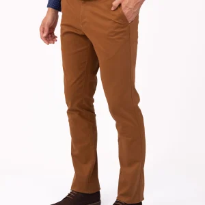 Pantalón Casual Slim Fit Café Medio - Kosta Azul