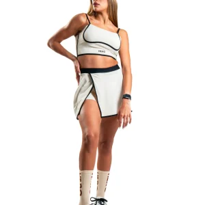 CONJUNTO FALDA Y TOP BODERLINE HERO BEIGE