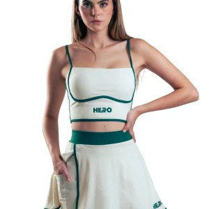 CONJUNTO FALDA Y TOP BODERLINE HERO VERDE