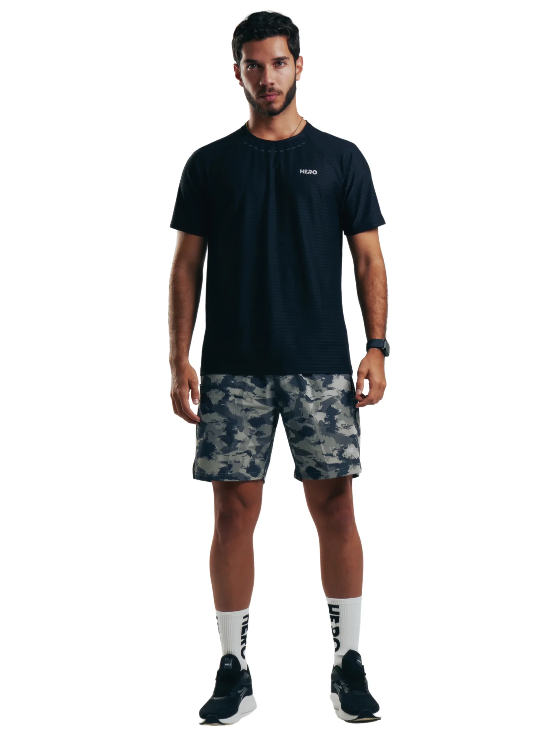 SHORT CAMUFLAJEADO HERO BEIGE - Imagen 3