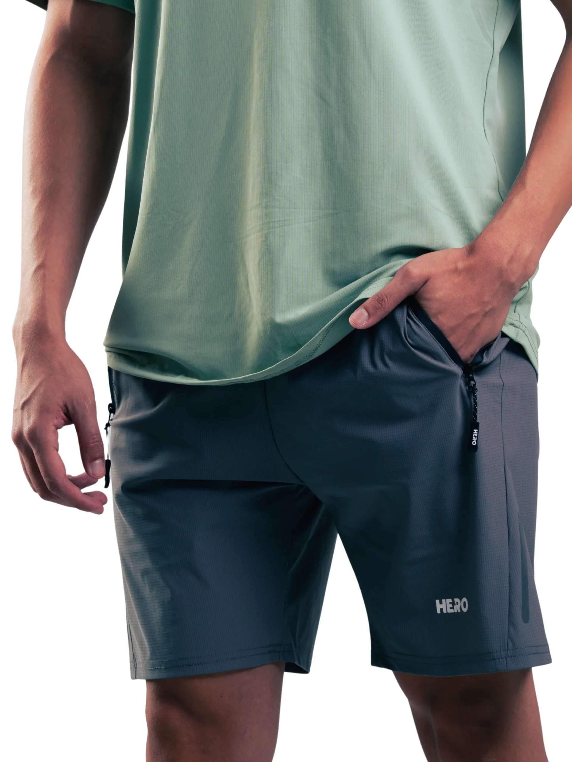 SHORT CREMREF HERO GRIS