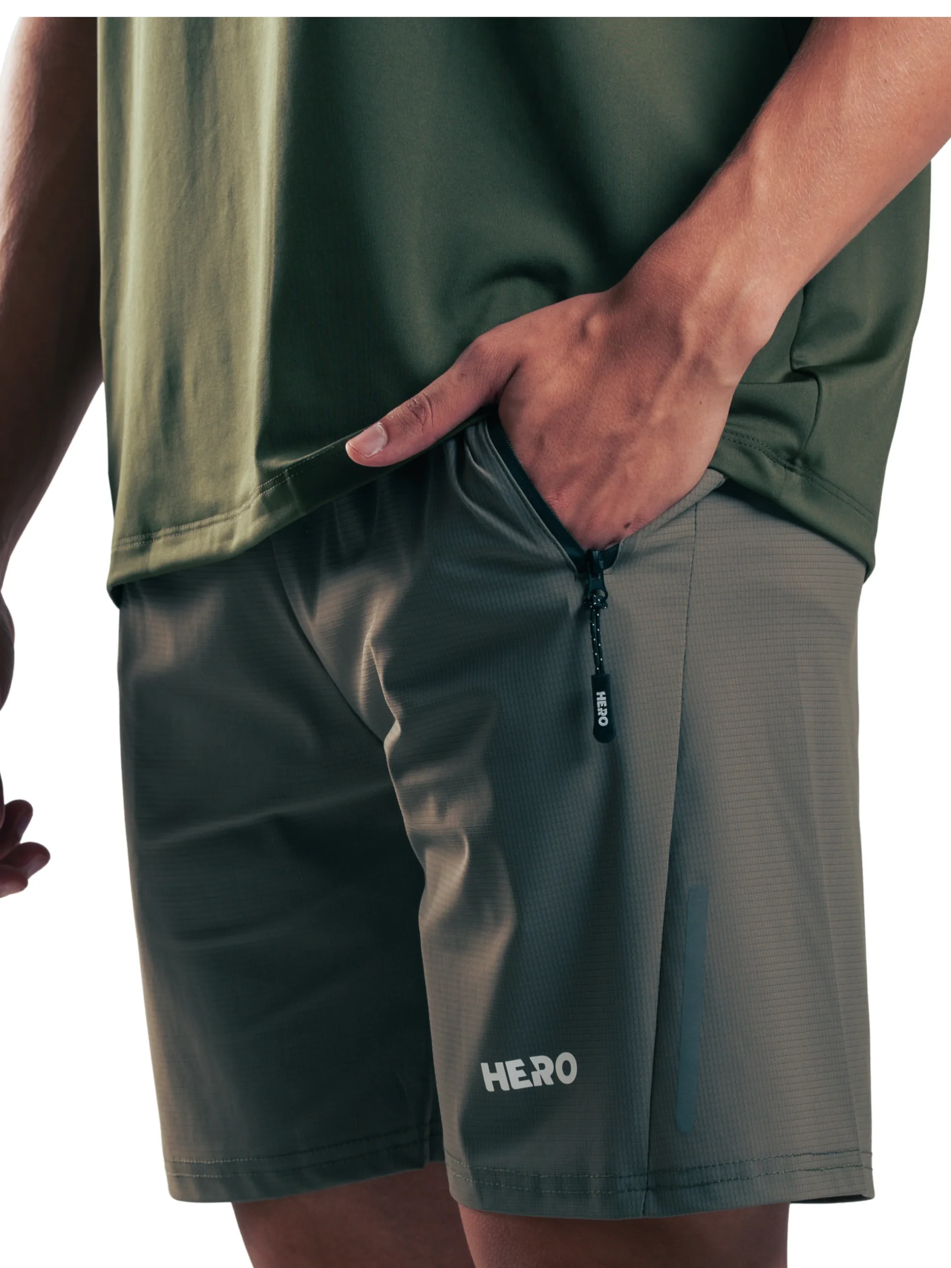 SHORT CREMREF HERO VERDE