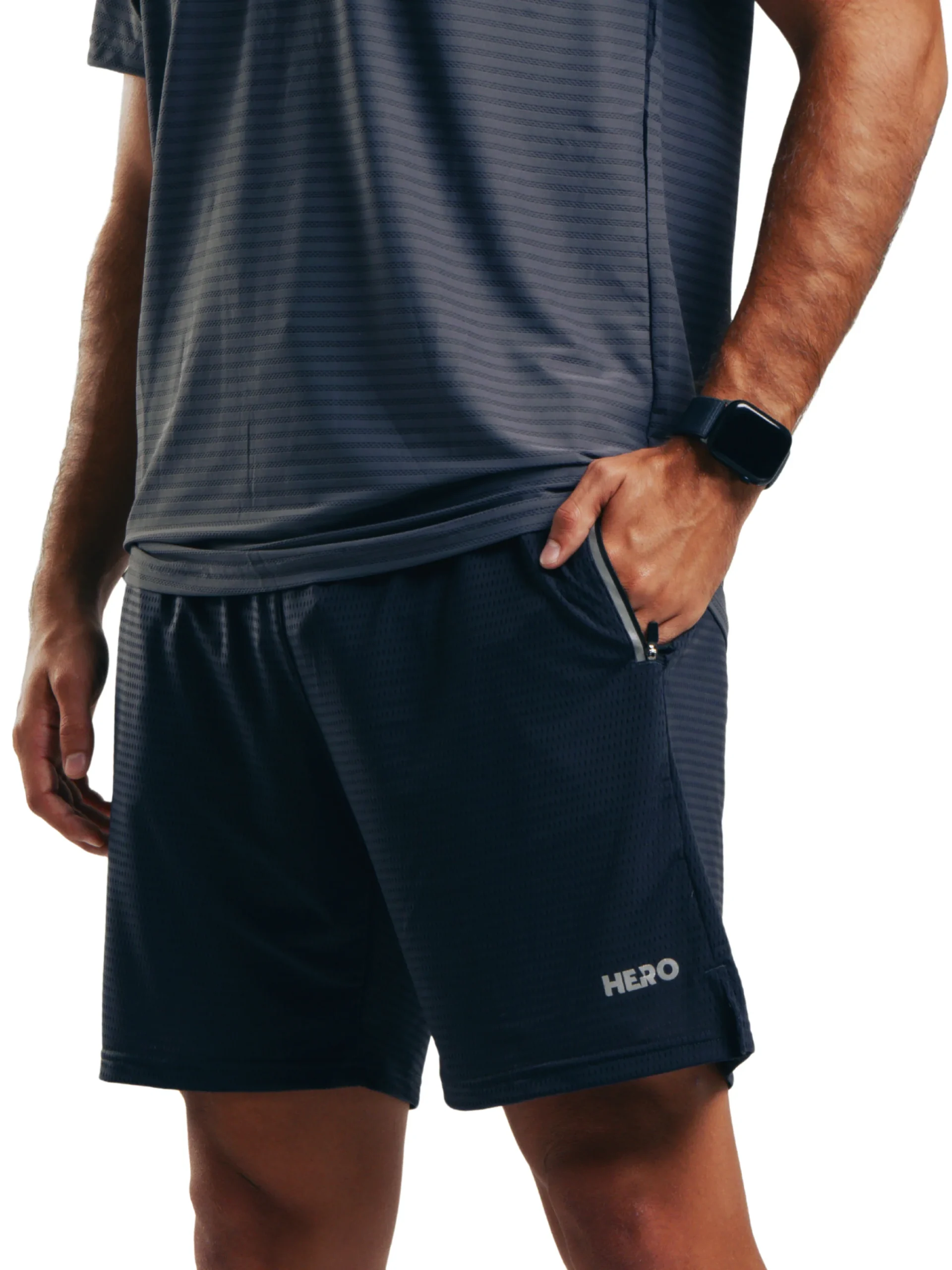 SHORT LINE HERO GRIS OSCURO - Imagen 4