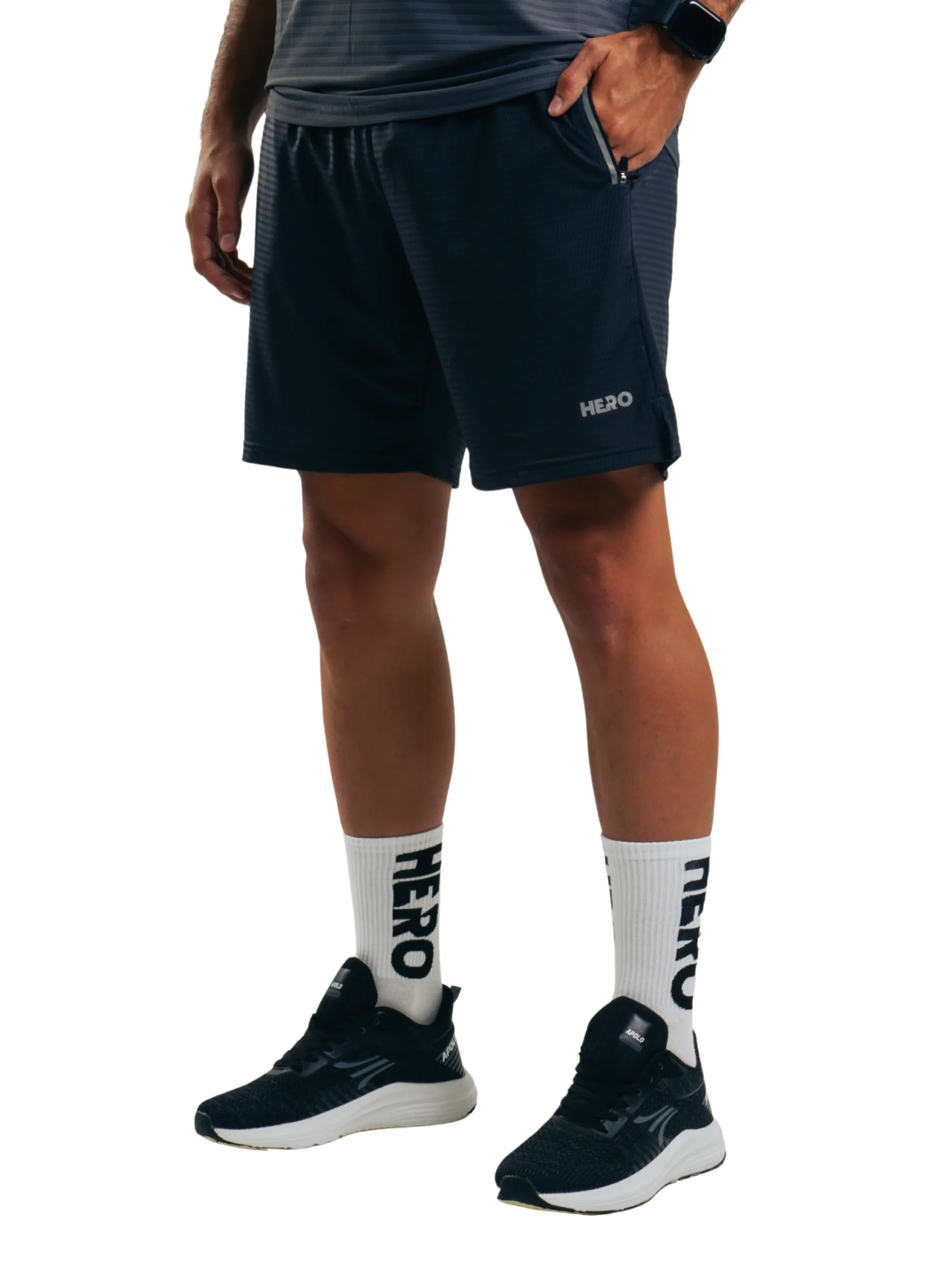 SHORT LINE HERO GRIS OSCURO