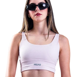 SPORTBRA ACANALADO  HERO ROSADO