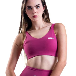 BRASIER DEPORTIVO STRAP HERO FUCSIA