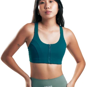 ZIP SPORTS BRA HERO VERDE