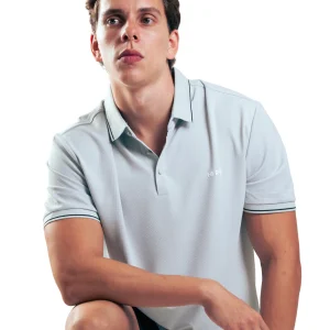 SPORT FIT POLO HERO GRIS CLARO