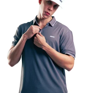 SPORT FIT POLO HERO GRIS OSCURO