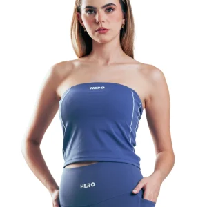 TOP STRAPLESS SPORT HERO AZUL