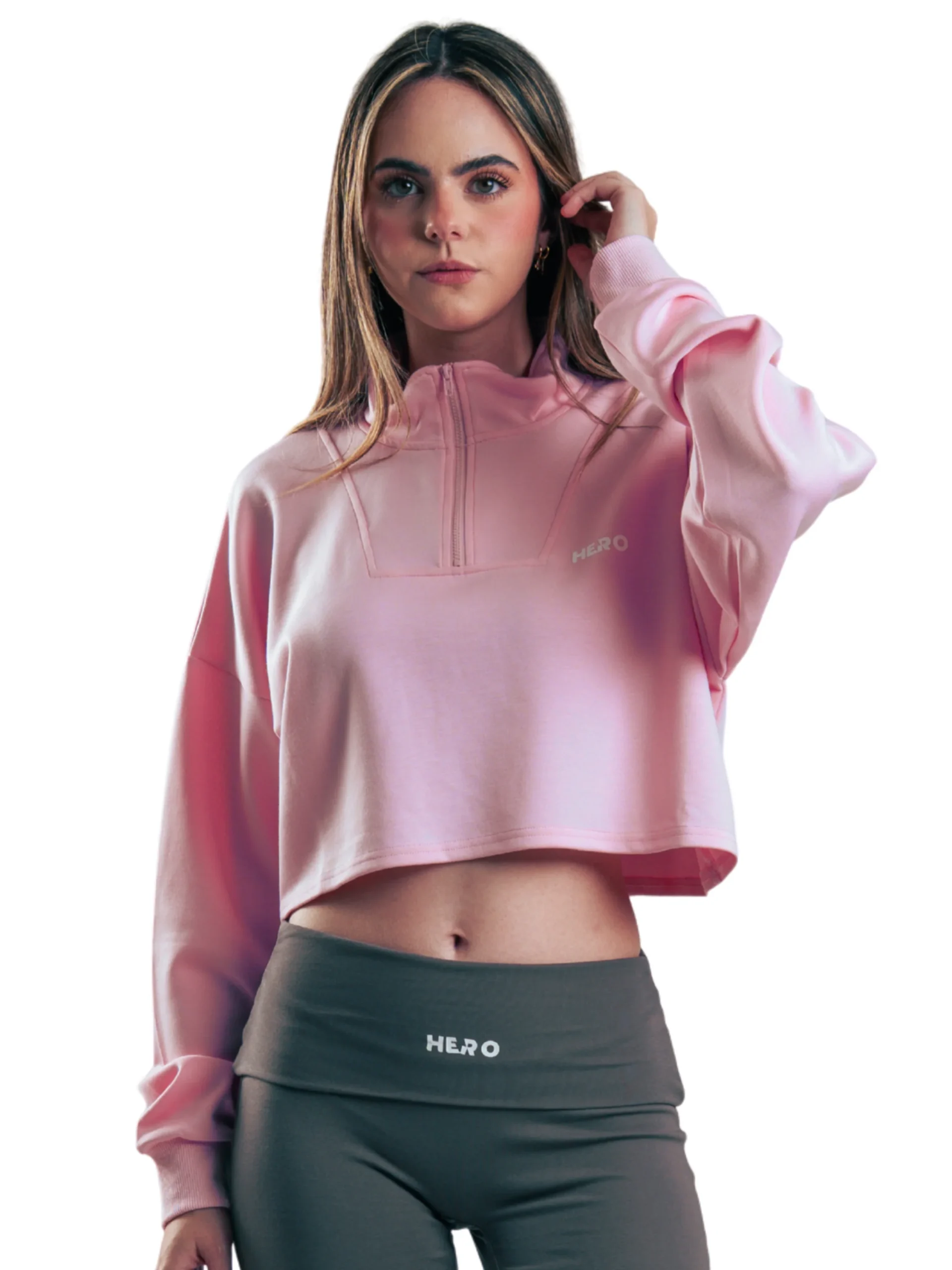 SUETER OVERSIZE FIT HERO ROSADO