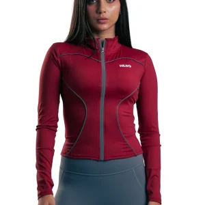 SUETER REFLE ZIP HERO ROJO