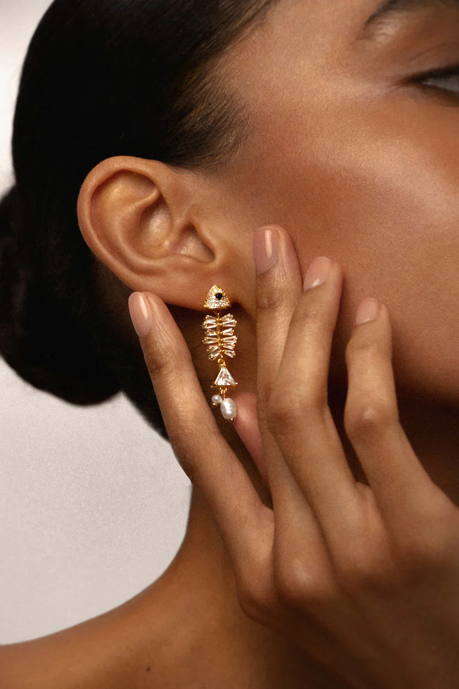 PENDIENTES PESCE PERLA