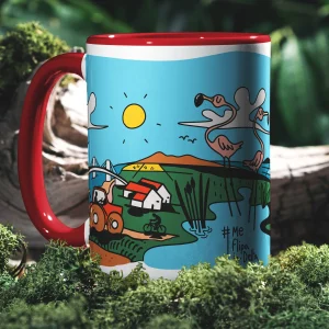Taza de Cerámica con Ilustración Me Flipa lo Delta | Regalo Divertido y Original
