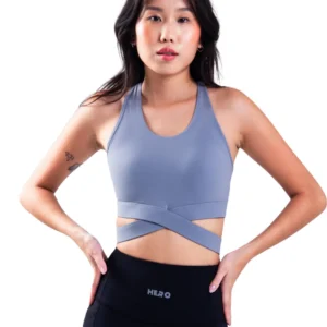 TOP AMARRE DOBLE HERO GRIS