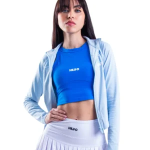 TOP CUELLO REDONDO HERO AZUL