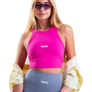 TOP CUELLO REDONDO HERO ROSADO