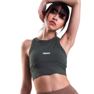 TOP CUELLO REDONDO HERO VERDE