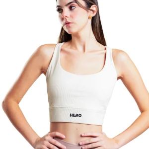 TOP DIAMANTE ACANALADO HERO BEIGE